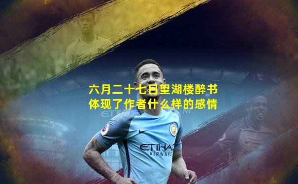 六月二十七日望湖楼醉书体现了作者什么样的感情