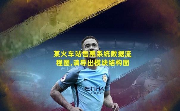 某火车站售票系统数据流程图,请导出模块结构图